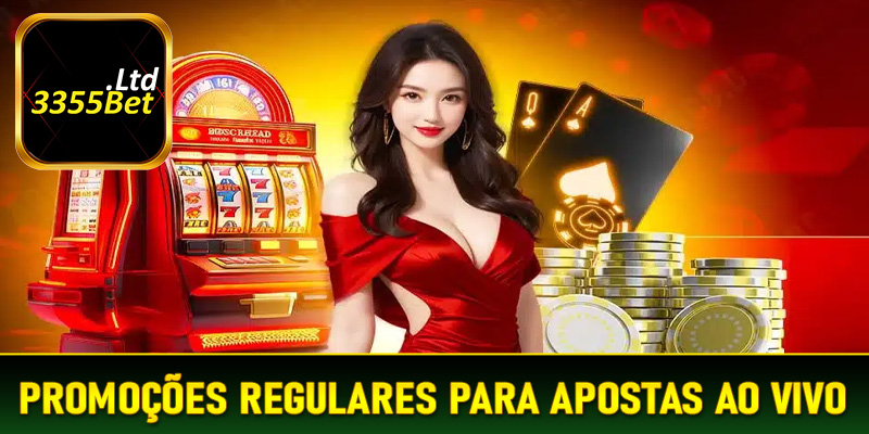 Promoções regulares para apostas ao vivo